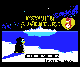 Time Machine #4 Penguin Adventure – Konami 1986
