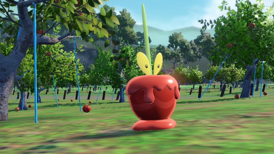 Come evolvere Applin in Dipplin in Pokémon: La Maschera Turchese, nella sua nuova evoluzione il tesoro dell area zero la maschera turchese dlc pokèmon scarlatto e violetto parte 1 dipplin
