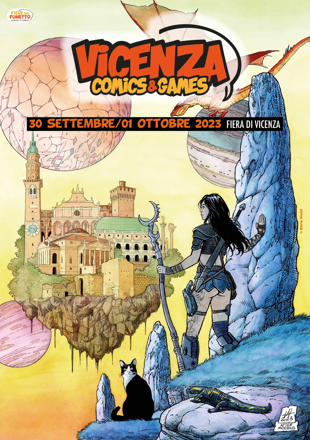 programma Vicenza Comics&Games 2023 30 settembre 2023 1 ottobre 2023 copertina foto evento grande full poster