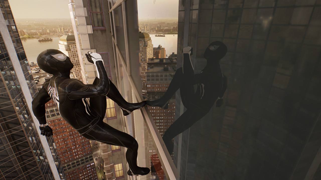 spiderman 2 foto scalata grattacieli