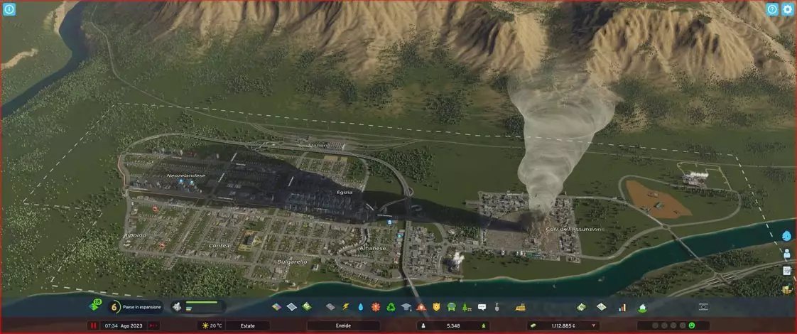Cities Skylines 2 - La recensione 9 cities skylines 2 recensione tornado disastri
