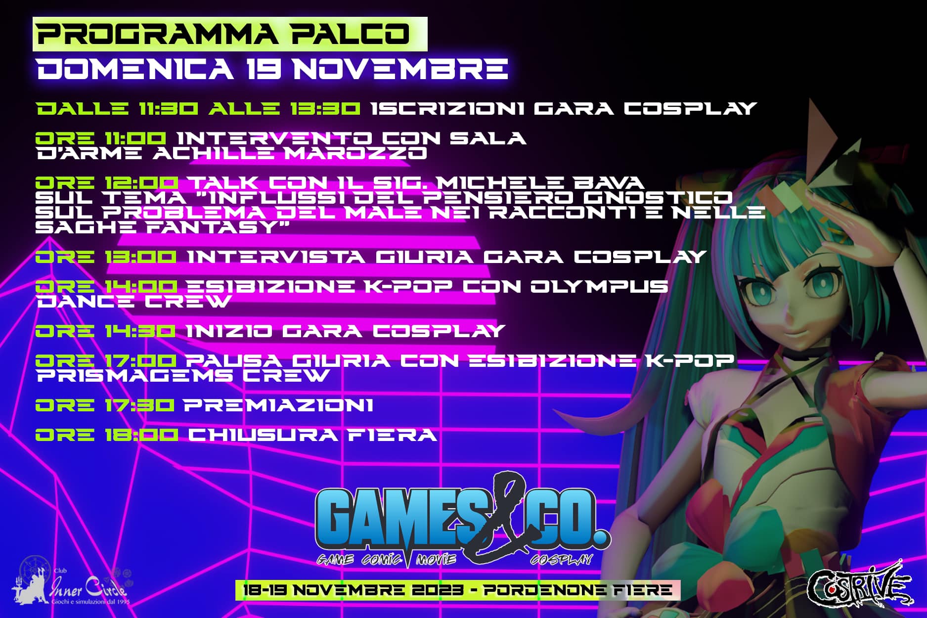 Games&Co. 2023: intervista al gruppo CosTrive. 4 games and co programma cosplay 1 1