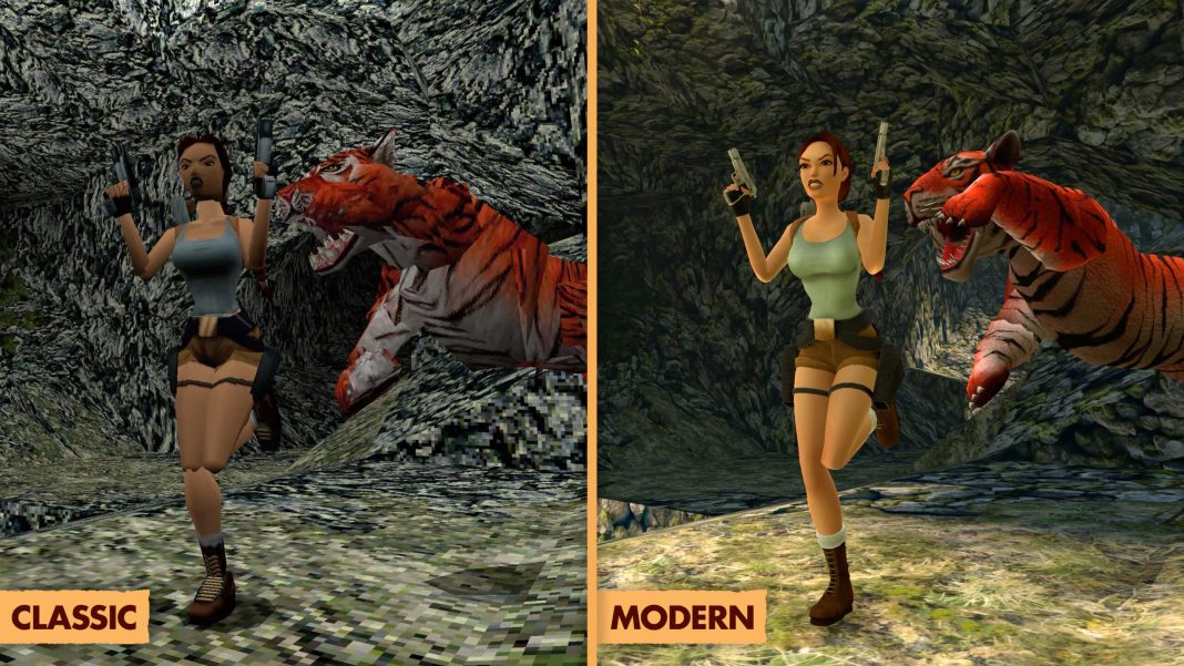 tomb raider 1-2-3 remastered lara croft confronto classico e moderno remastered rimasterizzato