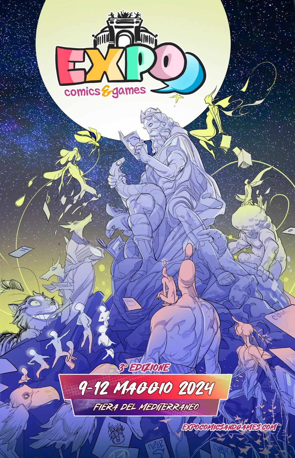 Expo Comics & Games 2024: Appuntamento per gli Appassionati di Fumetti e Giochi 1 Copertina Expo Comics & Games 2024 realizzata da Pasqual Ferry