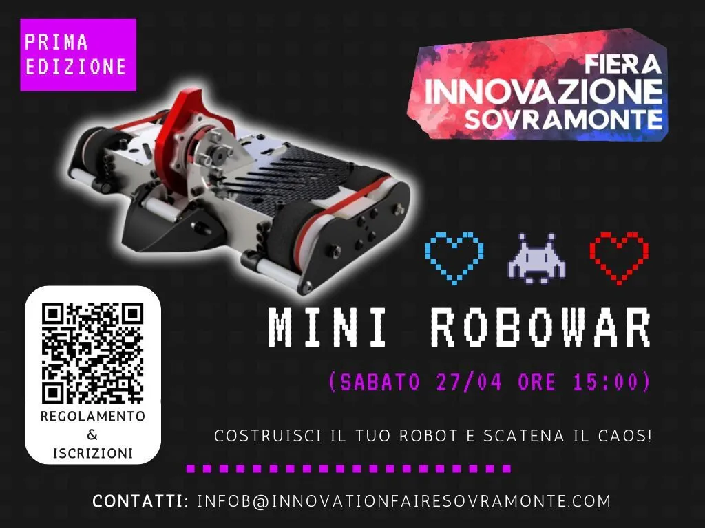 Innovation Fair di Sovramonte una rapida occhiata 1 robowar
