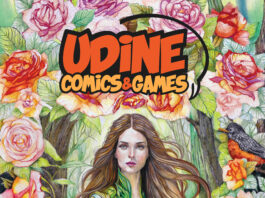 Udine Comics&Games 2025 il 15 e 16 Febbraio 2025. Manifesto Udine COMICS&GAMES 2025 evento febbraio 2025 udine fiere